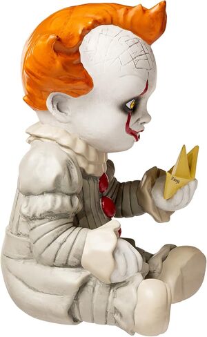 روح الهالوين 14 بوصة IT Pennywise Horror Baby Static Prop | مرخصة رسميًا | ديكور رعب | ديكور داخلي in Saudi Arabia