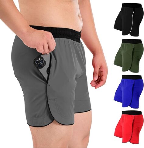 Roar Mens Running Shorts Lightweight Athletic Workout Shorts for Training & Kickboxing Quick Dry Gym Shorts in Saudi Arabia