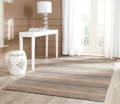 SAFAVIEH Himalaya Collection Runner Rug - 2'3" x 8', Grey, Handmade Wool, Ideal for High Traffic Areas in Living Room, Bedroom (HIM729A) in Saudi Arabia