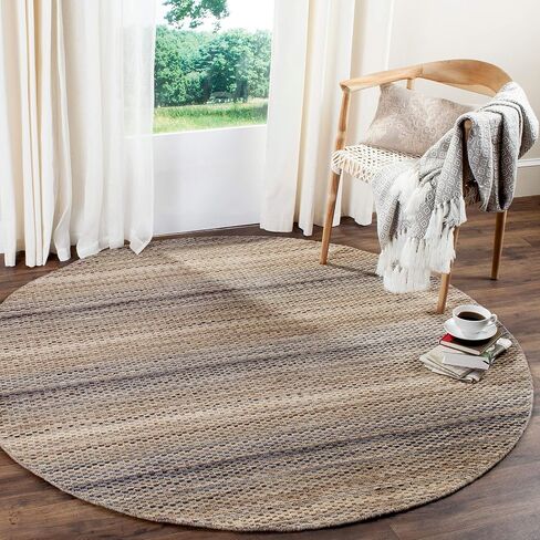 SAFAVIEH Himalaya Collection Runner Rug - 2'3" x 8', Grey, Handmade Wool, Ideal for High Traffic Areas in Living Room, Bedroom (HIM729A) in Saudi Arabia