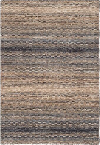 SAFAVIEH Himalaya Collection Runner Rug - 2'3" x 8', Grey, Handmade Wool, Ideal for High Traffic Areas in Living Room, Bedroom (HIM729A) in Saudi Arabia