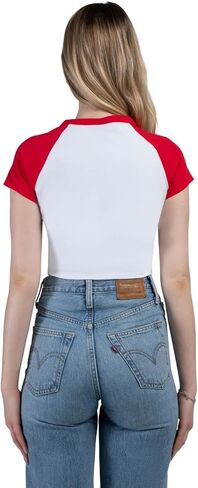 تي شيرت Hype & Vice Homerun للنساء - قميص بدون أكمام لجامعة ولاية أوهايو للنساء، تي شيرت قصير، قمصان جامعية لأيام اللعب - أحمر، مقاس صغير in Kuwait