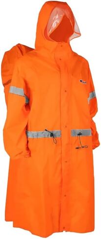BlueField Unisex Reflective Outdoor Backpack Raincoat Rain Cover One-piece Rain Poncho Cape Jacket for Hiking Camping Cycling in Saudi Arabia