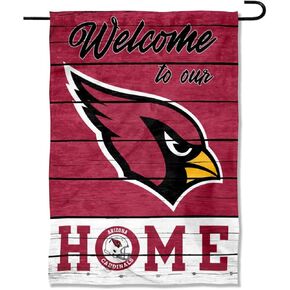 WinCraft Arizona Cardinals Welcome Home Decorative Garden Flag Double Sided Banner