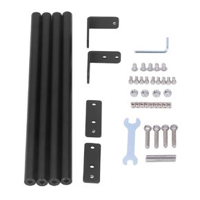 Supporting Rod Set Aluminum Alloy S4 Metal Tie Rod with Connector 3D Printer Parts for CR-10S CR-10 CR-10S4