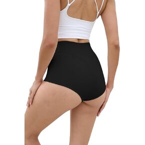 Women High Waist Yoga Booty Shorts V Back Workout Spandex Seamless Dance Hot Pants Butt Lifting Shorts Rave Outfits