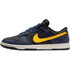 Nike Dunk Low Retro Mens Shoes Size-8, Black/Tour Yellow
