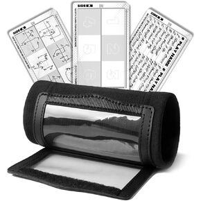 1NMORE أساور معصم لكرة القدم مع كتاب اللعب، مدرب معصم خلفي للشباب، أساور معصم للكرة اللينة مع بطاقات سوداء in Kuwait