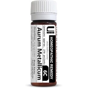 Aurum Metallicum 30C Homeopathic Remedy, 270 Pellets