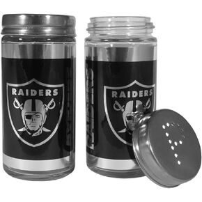 Siskiyou Sports NFL Las Vegas Raiders Black Salt & Pepper Shaker Las Vegas Raiders, One Size, Black