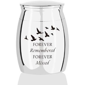 الجرار الصغيرة لرماد الإنسان، الجرار الصغيرة للرماد البشري، تذكر إلى الأبد، حامل رماد تذكاري مفقود إلى الأبد، الجرار المصنوعة من الفولاذ المقاوم للصدأ للرماد البشري in Kuwait