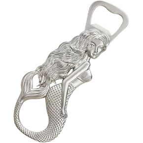 Mermaid Bottle Opener - Heavy Duty Beer Openers Fridge Magnet, Vintage Rustic Style Wine and Cap for Christmas, Home Party,Life Decor Kitchen