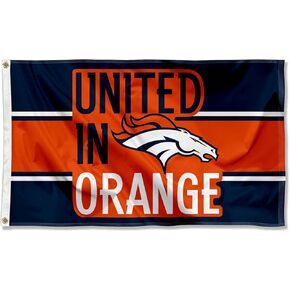 WinCraft Denver Broncos United in Orange 3x5 Outdoor Flag