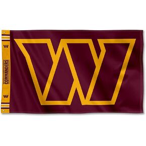 WinCraft Washington Commanders Printed Header 3x5 Foot Banner Flag