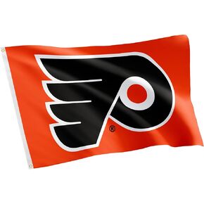 صبار الصحراء فيلادلفيا فلايرز علم NHL 100% بوليستر للاستخدام الداخلي والخارجي 3 × 5 أقدام أعلام فريق دوري الهوكي الوطني (التصميم #1)