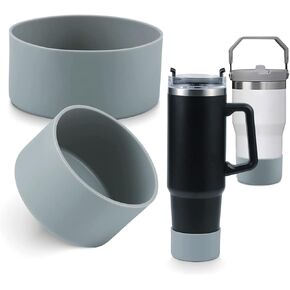 Protective Silicone Boot Anti-Slip Bottom Sleeve Cover for Water Bottle Compatible with Hydro Flask, MIRA, Simple Modern and Iron Flask Water Bottles