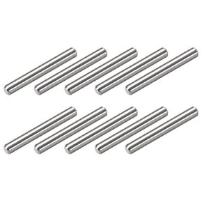 METALLIXITY Dowel Pin (5x30mm) 10Pcs, 304 Stainless Steel Shelf Support Pegs Pin Fastener Elements - for Metal Devices, Furniture Installation, Industrial, DIY