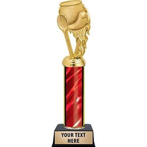 11" Red Chili Pot Trophies - Custom Chili Pot Trophy Awards Prime