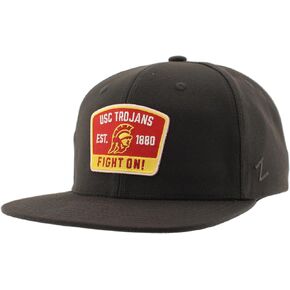 ZHATS Standard NCAA Officially Licensed Hat Flat Snapback Z11 Switchback Charcoal, Grey, One Size