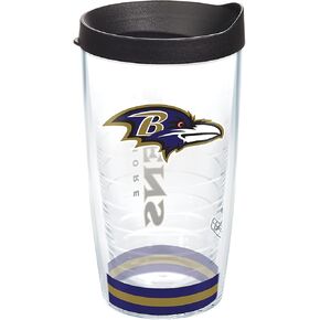 كوب Tervis NFL Baltimore Ravens-Arctic المعزول، 20oz، من الفولاذ المقاوم للصدأ