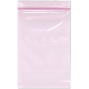 Plymor 4" x 6" (Pack of 100), 4 Mil Heavy Duty Anti-Static Zipper Reclosable Plastic Bags