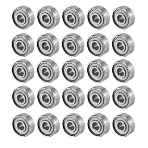RANIT 20pcs 624ZZ 4mm x 13mm x 5mm Double Shielded Miniature Deep Groove Ball Bearing