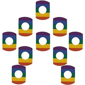 Rockadex Adhesive Patches - Compatible for Freestyle Libre Sensor, Freestyle Libre Adhesive Patches (Rainbow)