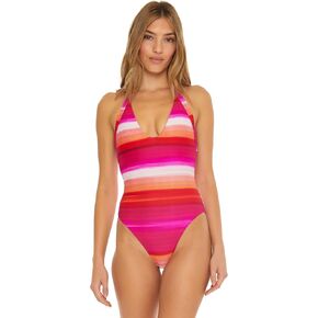 Trina Turk Solstice One-Piece Plunge