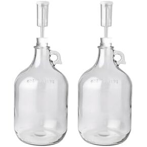 سدادة FastRack/جهاز تخمير زجاجي سعة 1 جالون/إبريق، شفاف in Kuwait