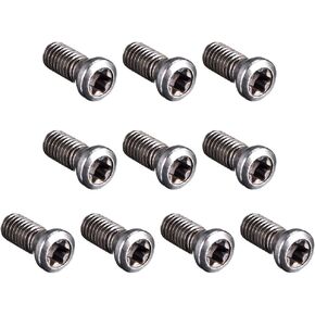 uxcell M4.5x11mm Torx Screws for Replaces Carbide Insert CNC Lathe Tool 12.9 Grade Alloy Steel 10pcs