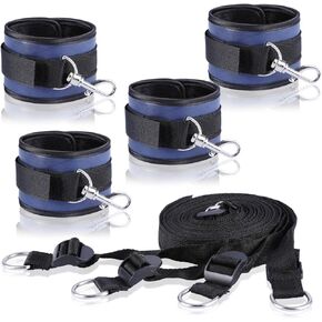 Black Wrist Cuffs Ankle Cuffs Leather Gentle Faux Fur