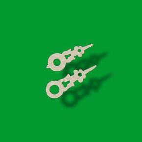 Hands for The Cuckoo Clock 32mm (1.26inch) and 30mm (1.18inch) White Plastic 9.0106.01