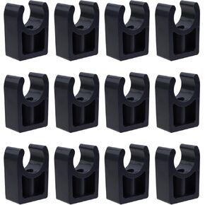 Antrader PVC Water Pipe Clips,Water Pipe Clamps Clip U-Shaped Buckles Pipe Clip Plastic Tubing Clamp Water Plastics Pipe Clamps Hose Hanger for 20mm/0.79"OD Tubing