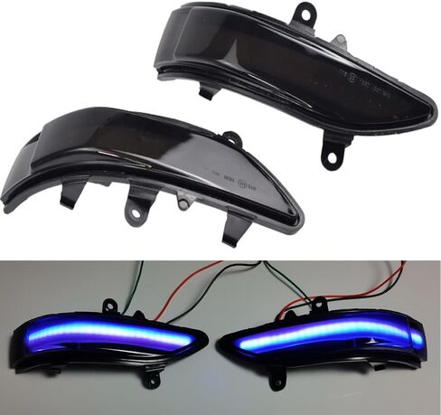 Hacreyatu Dynamic LED Side Mirror Sequential Turn Signal Light Indicator For Subaru Forester Outback Legacy Tribeca Impreza wrx sti sedan in Kuwait
