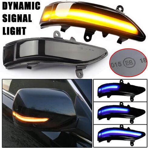 Hacreyatu Dynamic LED Side Mirror Sequential Turn Signal Light Indicator For Subaru Forester Outback Legacy Tribeca Impreza wrx sti sedan in Kuwait