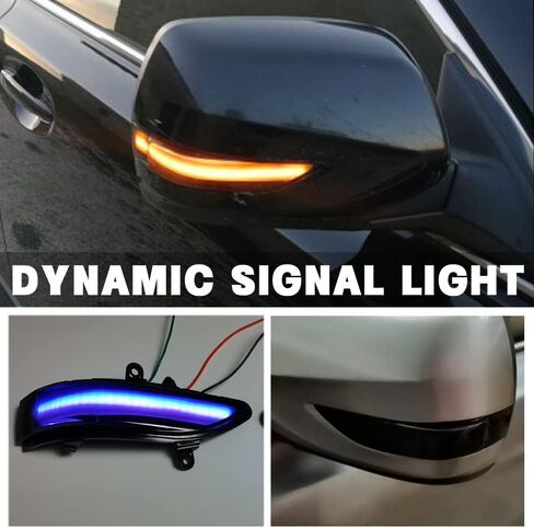 Hacreyatu Dynamic LED Side Mirror Sequential Turn Signal Light Indicator For Subaru Forester Outback Legacy Tribeca Impreza wrx sti sedan in Kuwait