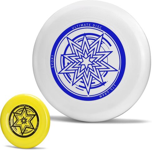 Ultimate Flying Disc 175g,Adult Sport Disc Set for Competitive and Pro Players,Includes 1 Glow in The Dark Ultimate Disc for Beach Pool Game, Camping and Backyard (6 Color Set) in Saudi Arabia