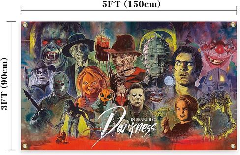 Generic Horror Character Collection Tapestry 3x5 Feet For Home, Office, Bedroom, Living Room, Game Room, Party Decoration in Saudi Arabia