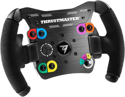 حافة عجلة Thrustmaster EVO Racing 32R مغلفة بالجلد بالإضافة إلى محور قابل للفصل، قاعدة مؤازرة تباع بشكل منفصل (متوافقة مع Xbox وPlaystation والكمبيوتر الشخصي) in Kuwait