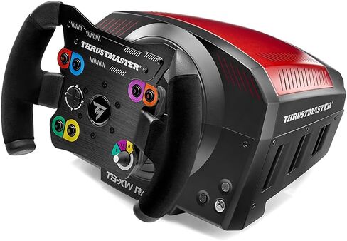 حافة عجلة Thrustmaster EVO Racing 32R مغلفة بالجلد بالإضافة إلى محور قابل للفصل، قاعدة مؤازرة تباع بشكل منفصل (متوافقة مع Xbox وPlaystation والكمبيوتر الشخصي) in Kuwait