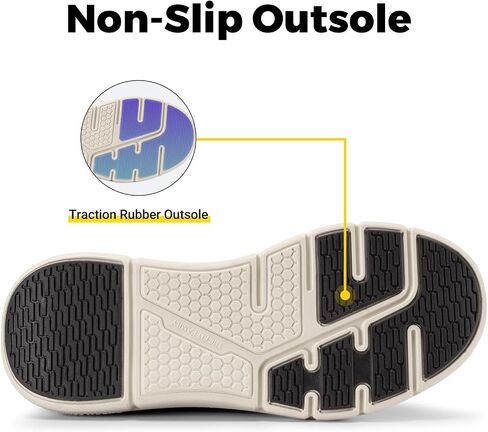 FitVille Diabetic Shoes for Men Extra Wide Slip-on Walking Shoes for Edema Hook & Loop Recovery Leather Shoes for Swollen Feet (8.5 Wide) Black in Kuwait