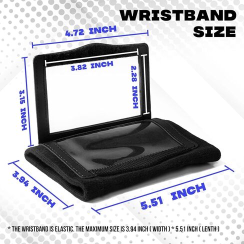 1NMORE أساور معصم لكرة القدم مع كتاب اللعب، مدرب معصم خلفي للشباب، أساور معصم للكرة اللينة مع بطاقات سوداء in Kuwait