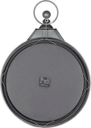 Deco 79 Metal Pocket watch Style Wall Clock with Rope Accent, 21" x 2" x 30", Brown in Saudi Arabia