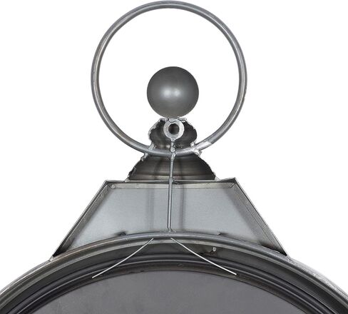 Deco 79 Metal Pocket watch Style Wall Clock with Rope Accent, 21" x 2" x 30", Brown in Saudi Arabia