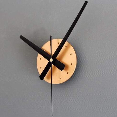 MilesDecor Luxury DIY 3D Wall Clock, Large & Frameless, Self- Adhesive Roman Numerals with Accurate Quartz Movement, Suitable for Home Décor, Living & Dining Room, Kitchen, Study Room, School (Gold) in Saudi Arabia