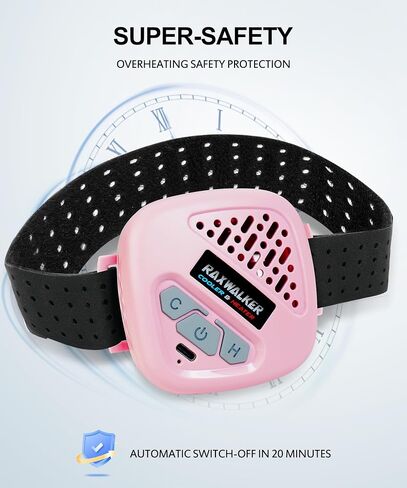 Wearable 2-in-1 Electric Heating Pad for Back Pain Relief, Instant Heater Cooler Portable Cooling Pad for Neck, Reusable Heat Pads for Outdoor, Travel Heated Pad for Women's Gift- Black in Saudi Arabia