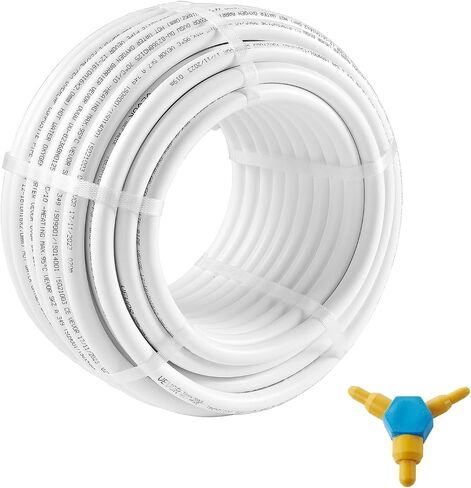 VEVOR PEX-AL-PEX Tube, 82ft, 5/8'' Diameter Aluminum-Plastic Composite Pipe Oxygen Barrier Radiant Floor PEX Pipe, 0.08'' Thickness Radiant Heat Floor Plumbing 25M Inner Aluminum Layer PEX Tubing Pipe in Saudi Arabia