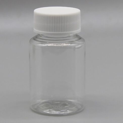 Kichvoe Plastic Containers 40pcs Empty Pill Bottles with Caps Plastic Medicine Container Clear Pill Bottle for Liquid 80ml in Saudi Arabia