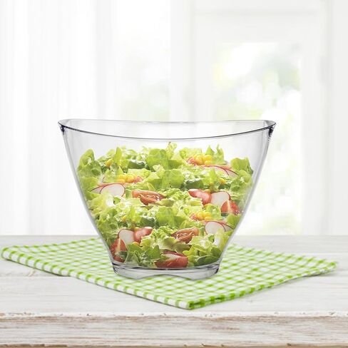 دلو ثلج من SOUJOY، دلو شمبانيا أكريليك للحفلات، حاوية تبريد ثلج بيضاوية شفافة سعة 4 لتر، حوض تخزين المشروبات للنبيذ أو المشروبات أو الويسكي أو الشمبانيا أو زجاجات البيرة in Kuwait