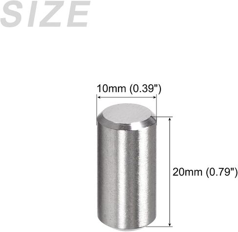 دبوس وتد METALLIXITY (5x30 مم) 10 قطع، 304 رف من الفولاذ المقاوم للصدأ يدعم أوتاد عناصر تثبيت - للأجهزة المعدنية، تركيب الأثاث، الصناعية، DIY in Kuwait